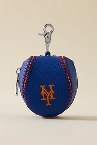 MLB New York Mets Baseball Pouch Keychain
