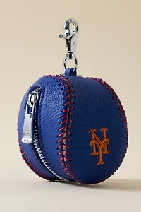 MLB New York Mets Baseball Pouch Keychain