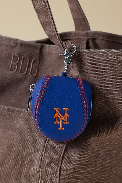 MLB New York Mets Baseball Pouch Keychain