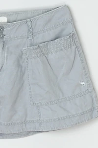 Vintage Y2k Low-Rise Cargo Micro Mini Skirt
