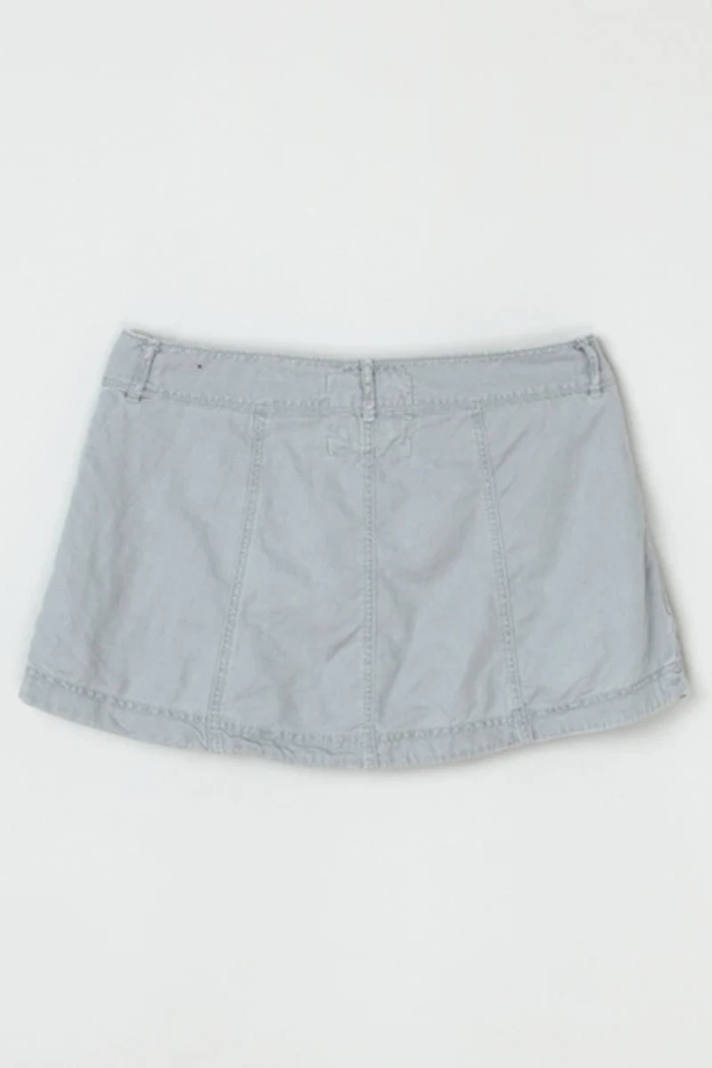 Vintage Y2k Low-Rise Cargo Micro Mini Skirt