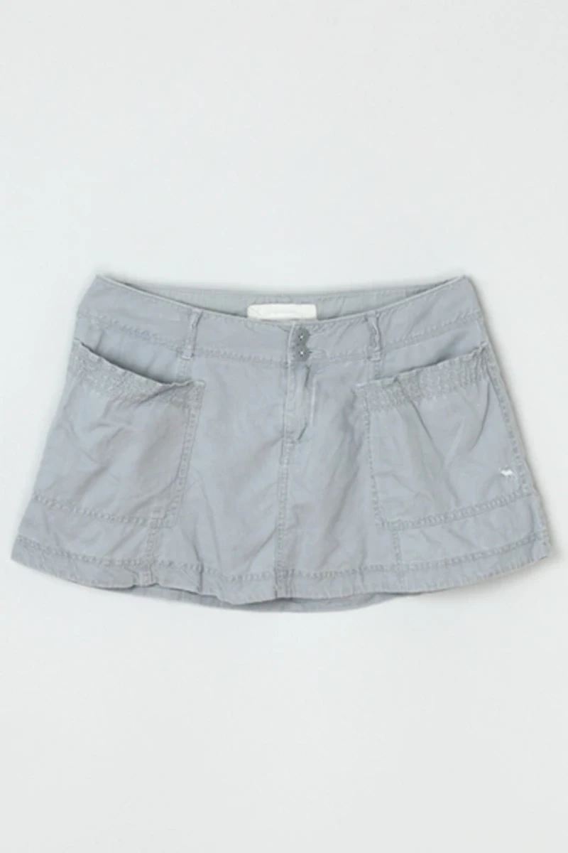 Vintage Y2k Low-Rise Cargo Micro Mini Skirt