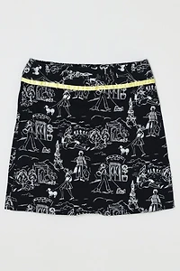 Vintage Y2k Paris Printed Mini Skirt