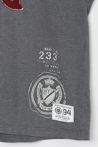Vintage Y2k N.Y.C. Stitched-Letters T-Shirt