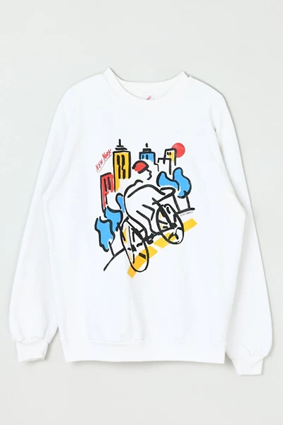 Vintage 90s New York Raglan Sweatshirt