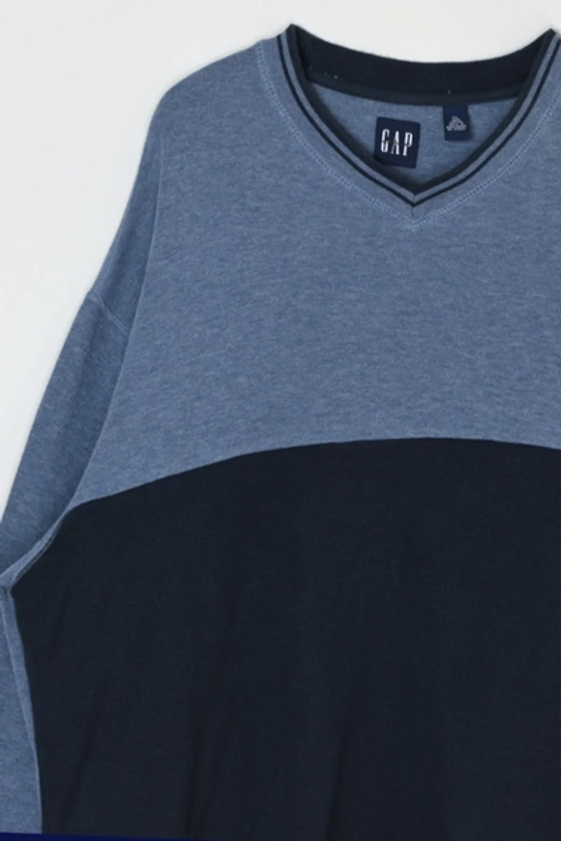 Vintage Y2k V-Neck Sweatshirt