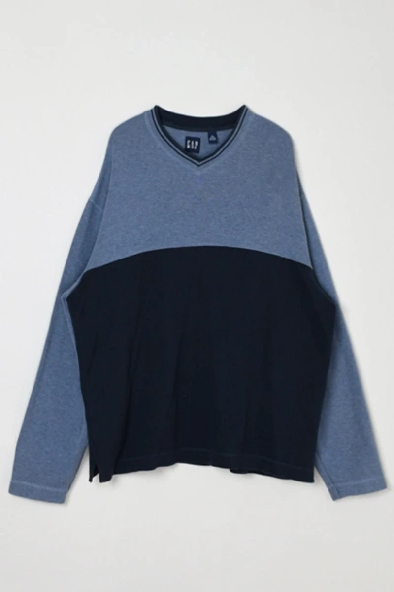 Vintage Y2k V-Neck Sweatshirt