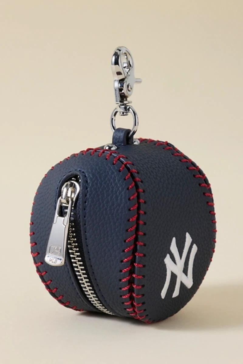 MLB New York Yankees Baseball Pouch Keychain