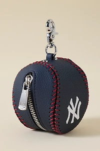 MLB New York Yankees Baseball Pouch Keychain
