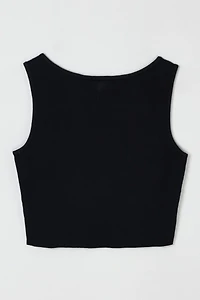 Vintage Y2k Rhinestoned Cropped Tank