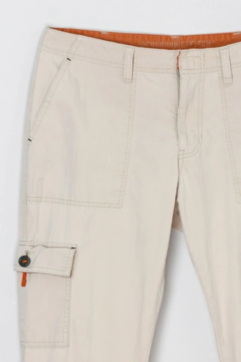 Vintage Y2k Abercrombie & Fitch Low Rise Flared Cargo Pants