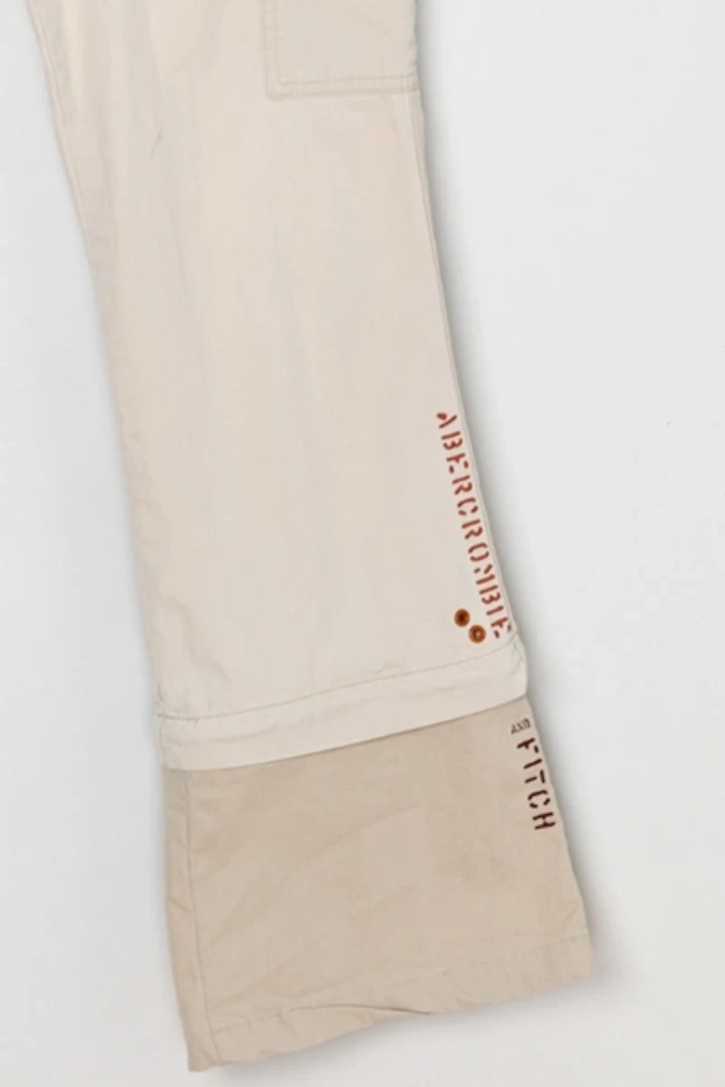 Vintage Y2k Abercrombie & Fitch Low Rise Flared Cargo Pants