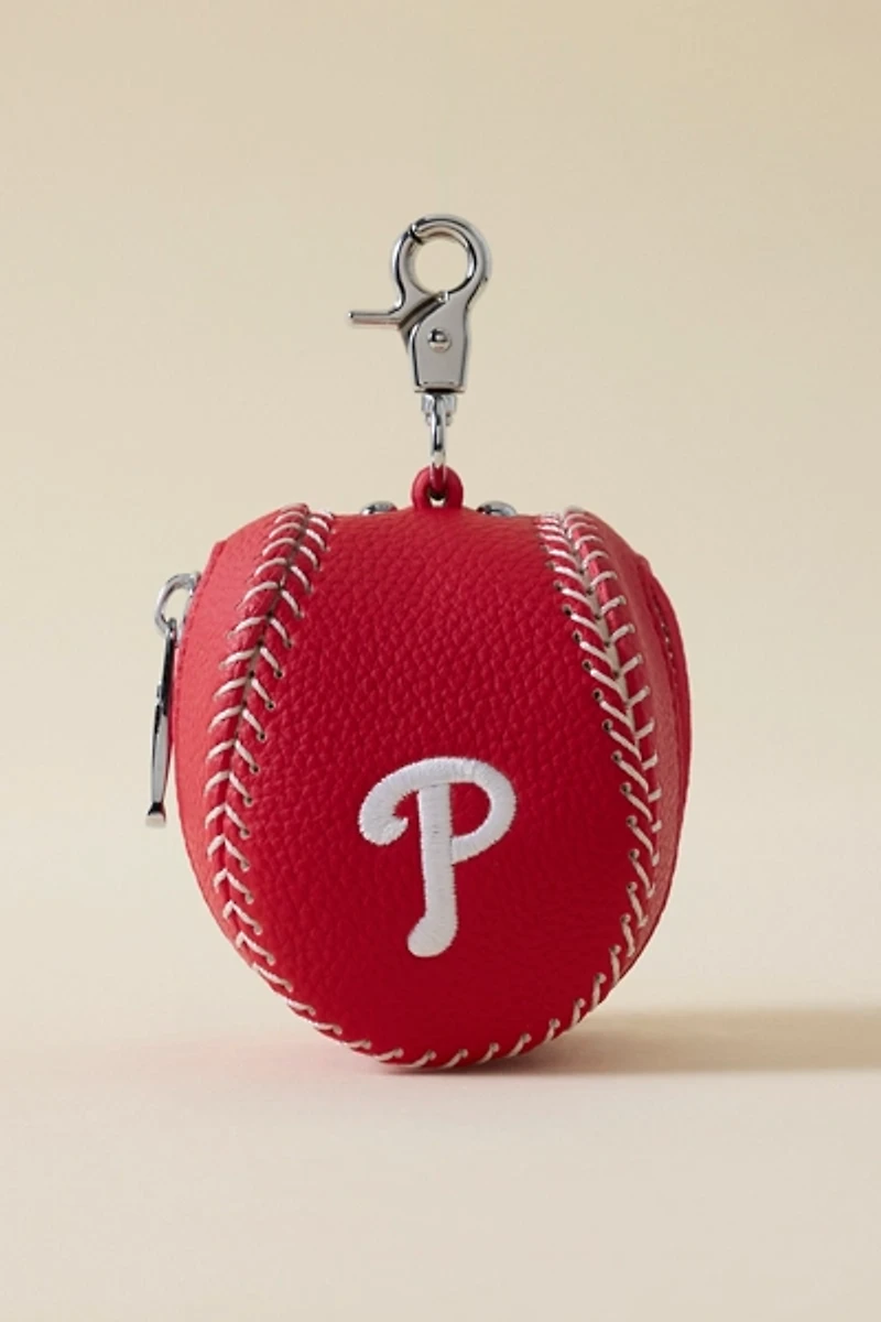MLB Philadelphia Phillies Baseball Pouch Keychain