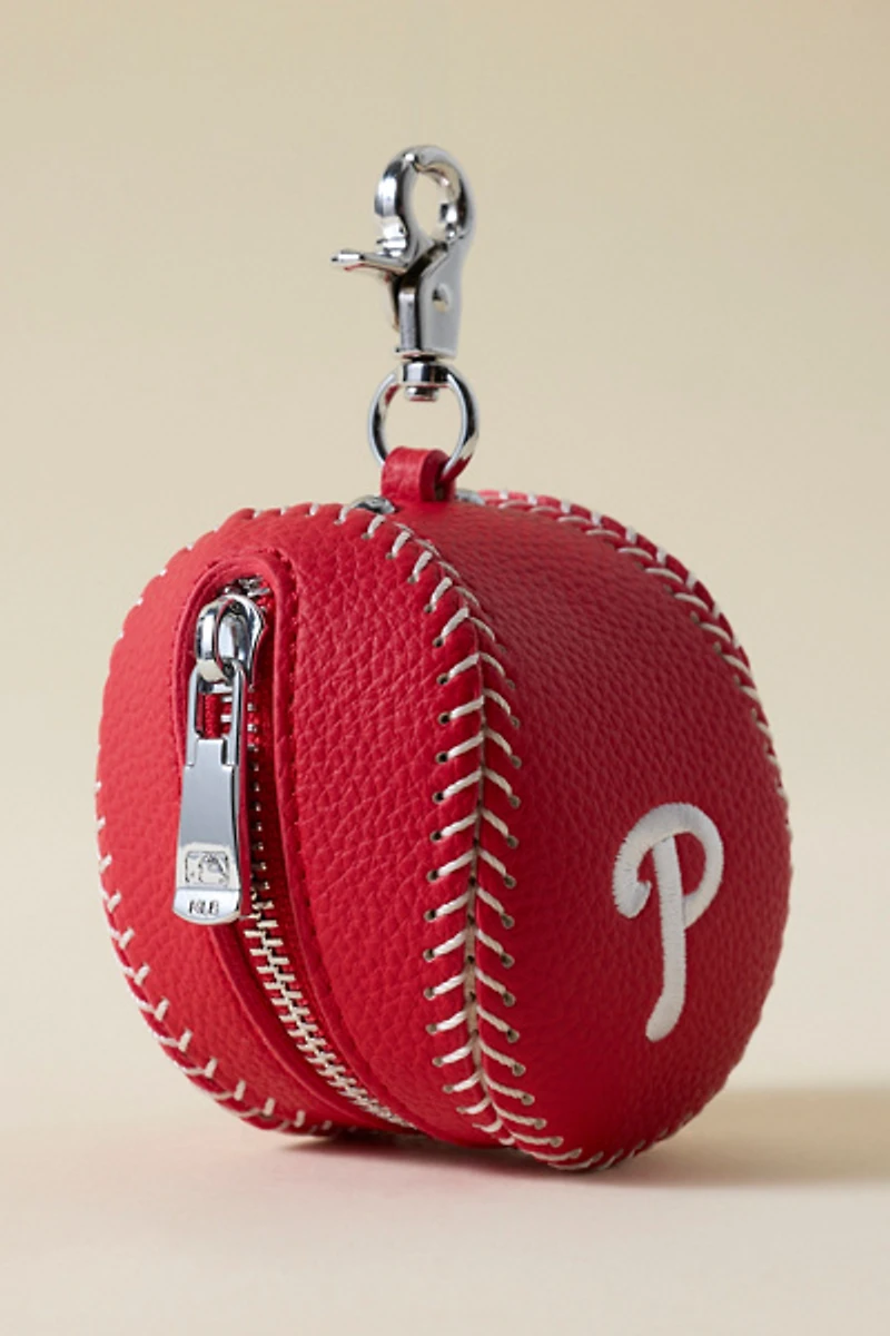 MLB Philadelphia Phillies Baseball Pouch Keychain