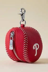 MLB Philadelphia Phillies Baseball Pouch Keychain