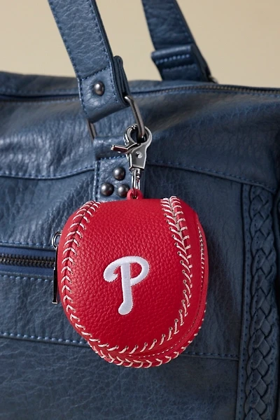 MLB Philadelphia Phillies Baseball Pouch Keychain