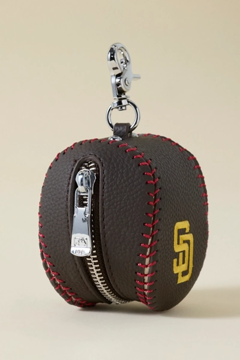 MLB San Diego Padres Baseball Pouch Keychain