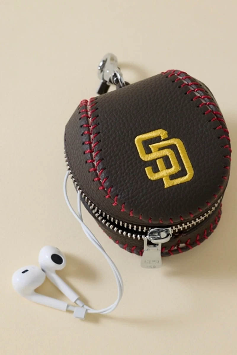 MLB San Diego Padres Baseball Pouch Keychain