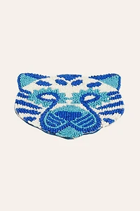 Zsa Zsa Zsu Dadri Beaded Tiger Coaster