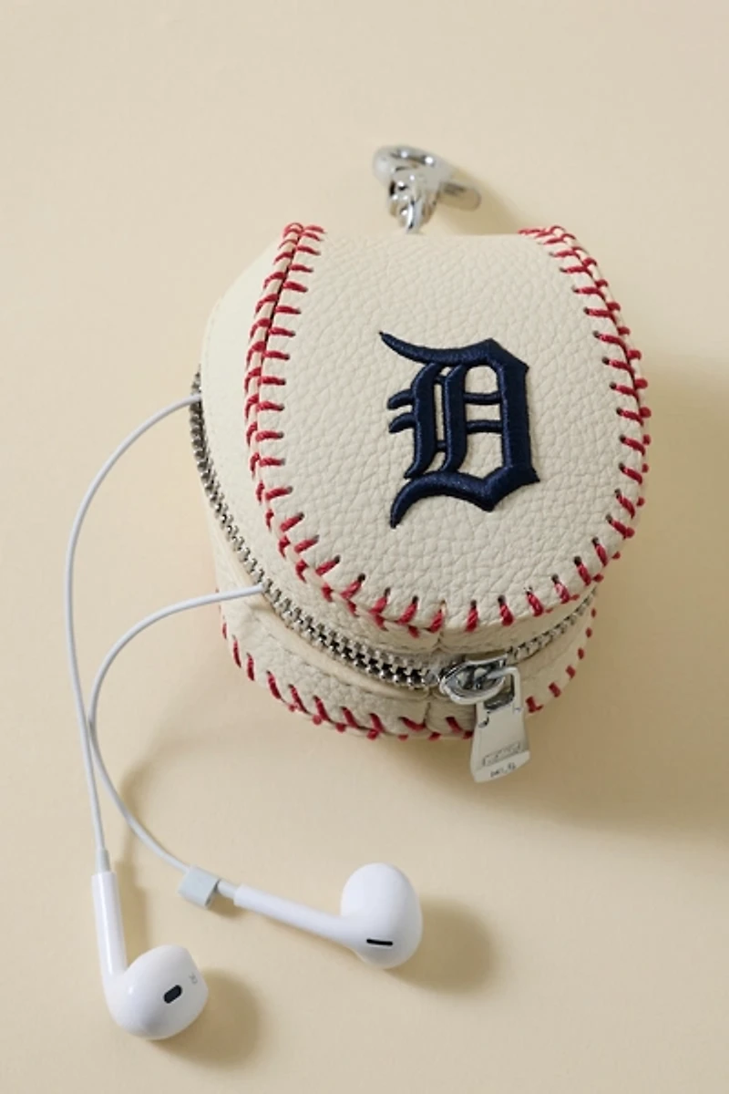 MLB Detroit Tigers Baseball Pouch Keychain