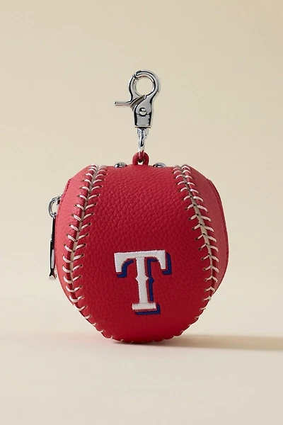 MLB Texas Rangers Baseball Pouch Keychain
