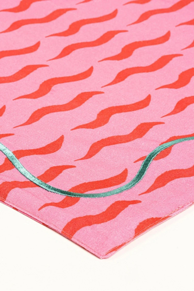 Zsa Zsa Zsu Embroidered Cotton Placemat