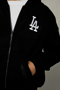 Pro Standard MLB Los Angeles Dodgers Zip-Up Hoodie Sweatshirt