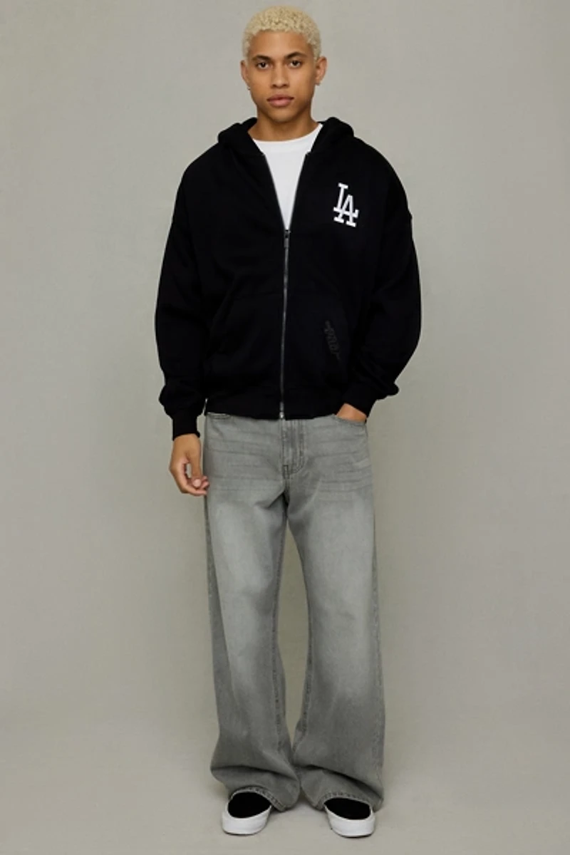 Pro Standard MLB Los Angeles Dodgers Zip-Up Hoodie Sweatshirt