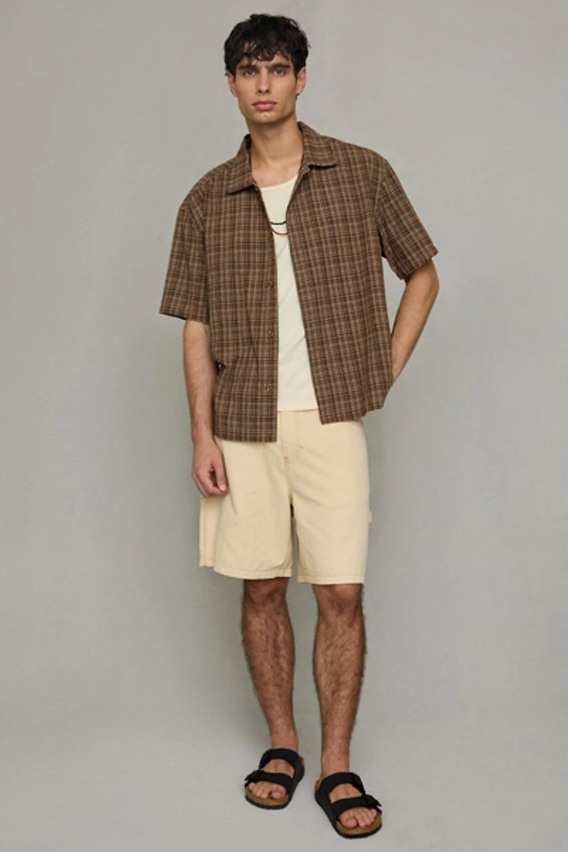 Rhythm Brady Check Pattern Short Sleeve Shirt