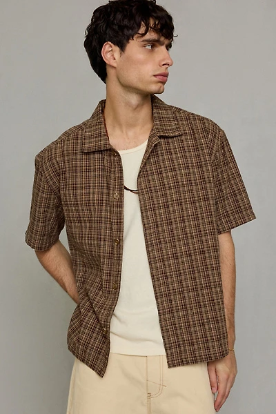 Rhythm Brady Check Pattern Short Sleeve Shirt