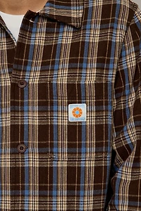 Rhythm Alex Check Pattern Long Sleeve Shirt