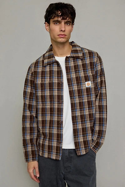 Rhythm Alex Check Pattern Long Sleeve Shirt