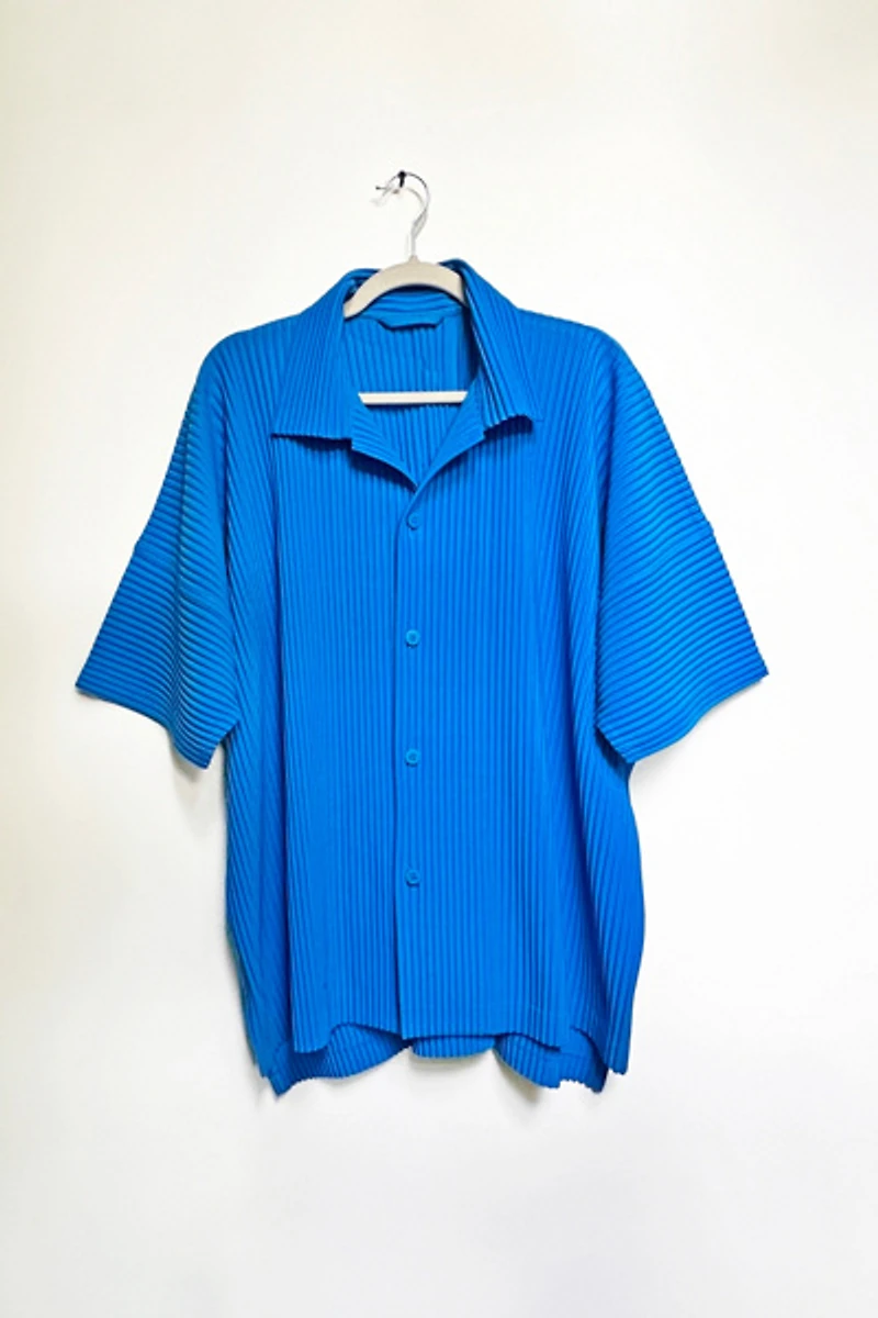 Homme Plisse Issey Miyake Collared Shirt