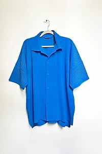 Homme Plisse Issey Miyake Collared Shirt
