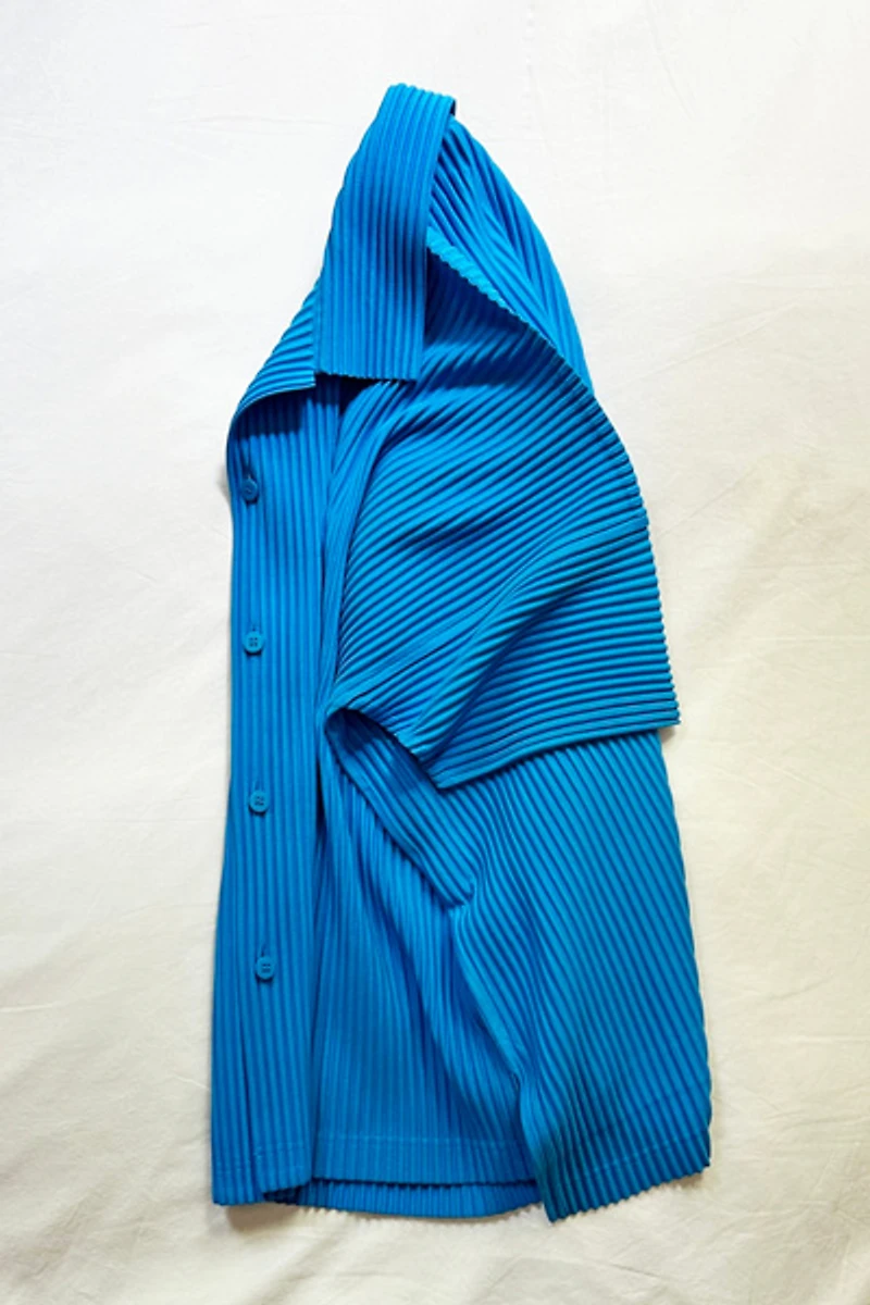Homme Plisse Issey Miyake Collared Shirt