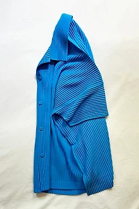 Homme Plisse Issey Miyake Collared Shirt