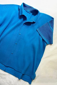 Homme Plisse Issey Miyake Collared Shirt