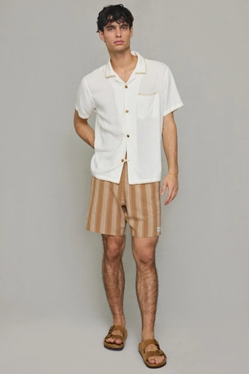 Rhythm Jacquard Stripe Jam Shorts