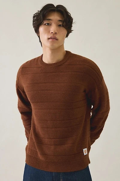 Rhythm Jackson Stripe Knit Crew Neck Sweater