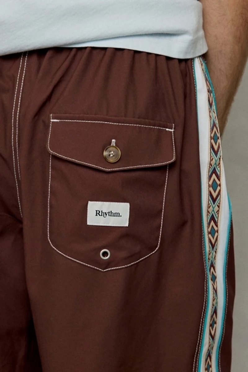 Rhythm Panel Stripe Beach Shorts