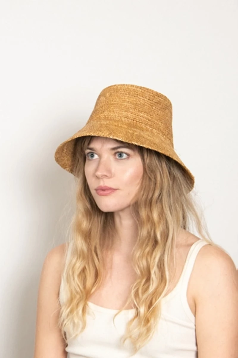 Wyeth Tali Raffia Bucket Hat