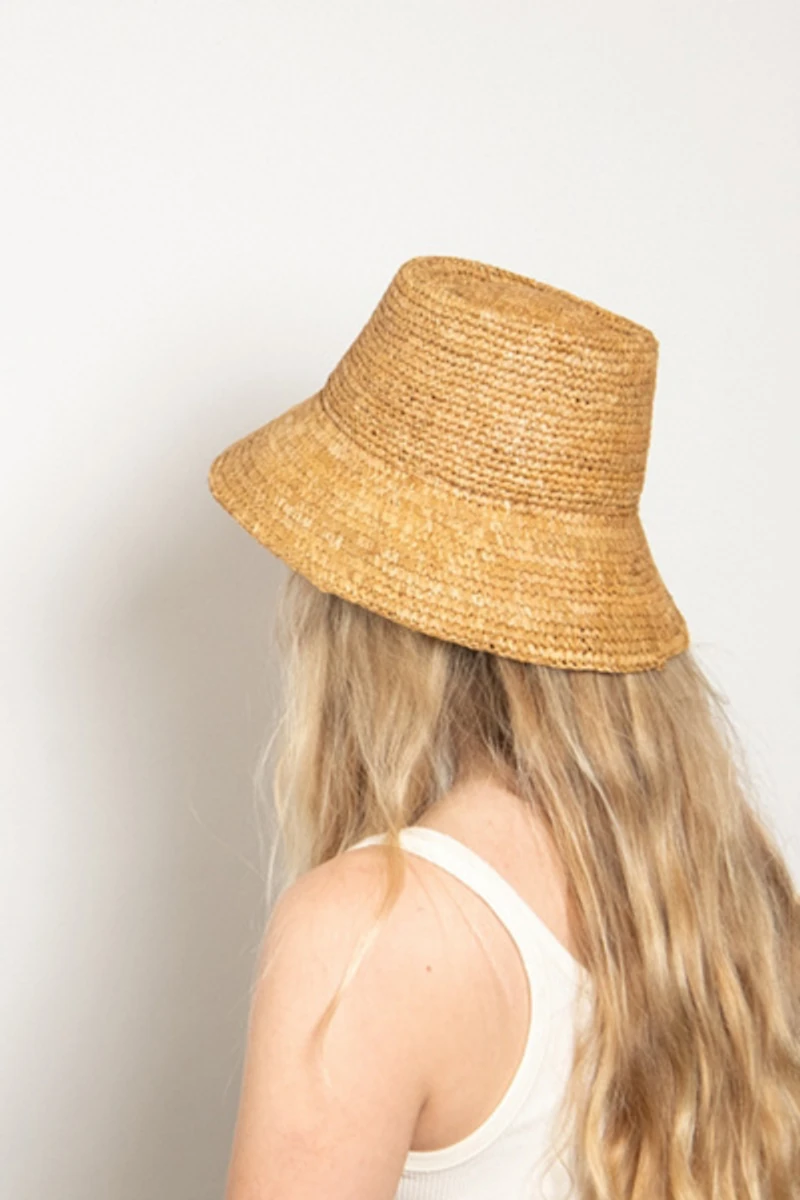 Wyeth Tali Raffia Bucket Hat