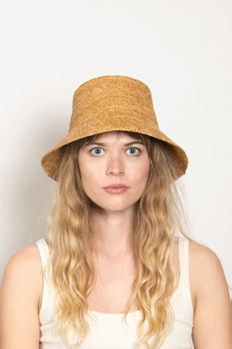 Wyeth Tali Raffia Bucket Hat