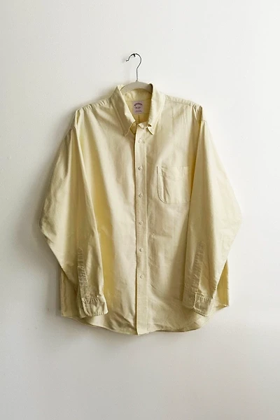 Vintage Butter Yellow Brooks Brother Oxford Shirt