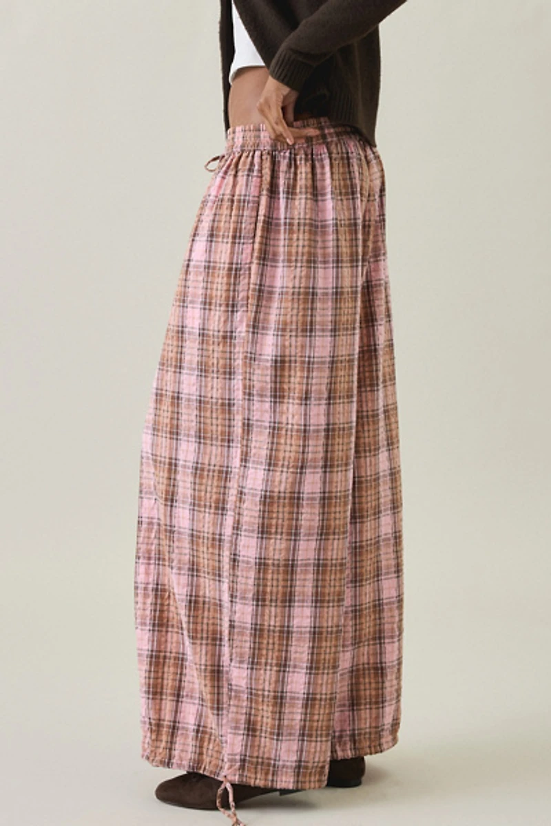 UO Benny Crinkle Cotton Balloon Pants