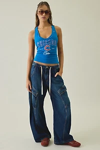 Off Season MLB Ruched Halter Top