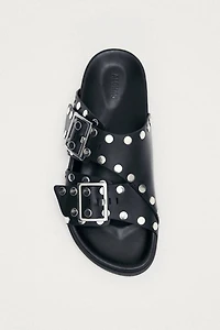 ALOHAS Alba Studs Leather Sandals