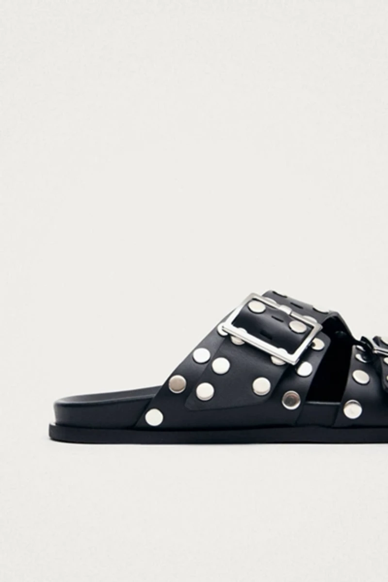 ALOHAS Alba Studs Leather Sandals