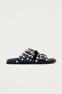 ALOHAS Alba Studs Leather Sandals