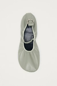 ALOHAS Naira Barefoot Leather Ballet Flats